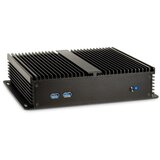 InterTech Thin Mini-ITX IP-40 črno ohišje | Shoptok.si
