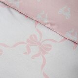 Catherine Lansfield Rožnata posteljnina za zakonsko posteljo 200x200 cm Pretty Bows – | Shoptok.si