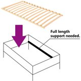 vidaXL Letveno dno za posteljo 13 letvic 120x200 cm | Shoptok.si