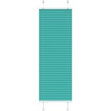 vidaXL Plisirana zavjesa petrolej zelena 40x100 cm Širina tkanine 39 4 cm Poliester - Benzinski zeleno 40 x 100 cm | shoptok.hr