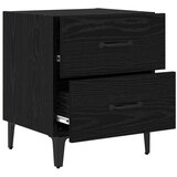 Ormarić za krevet s ladicama 2 pcs Crni hrast 40 x 35 x 47.5 cm | shoptok.hr