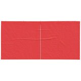  Zid šatora za zabavu 2 pcs Crvena 400 x 195 cm PE i čelik | shoptok.hr