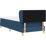  Krevet s opruga kutije s uzglavljem Plava 80 x 200 cm tkanina | shoptok.hr