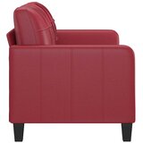  Dvosjed od tkanine crvena boja vina 140 cm umjetne kože | shoptok.hr