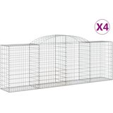  Lučne gabionske košare 4 kom 300x50x100/120cm pocinčano željezo | Eponuda.ba