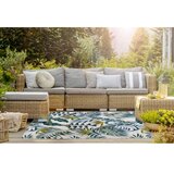  spoljašnji tepih cappuccino 80x165 cm tirkizni/listasti dezen | Eponuda.com