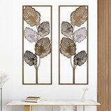 WALLXPERT Salim ACH163-6 multicolor dekorativni metalni zidni dodatak set (2 komada) | Eponuda.com