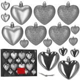  Ca0960 set božićnih kuglica u obliku srca 16 kom. | shoptok.hr