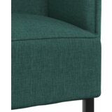 vidaXL sofa z visokim naslonom temno zelena 109x56x121 cm tkanina | Shoptok.si