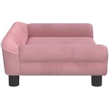 Krevet za pse ružičasti 70 x 48 x 22 cm baršunasti | Eponuda.com