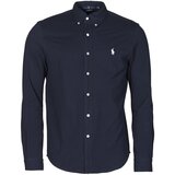 Polo Ralph Lauren CHEMISE AJUSTEE COL BOUTONNE EN POLO FEATHERWEIGHT LOGO PONY PLA Blue Cijene