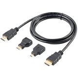  Kabl hdmi + adapteri micro i mini hdmi 1.5m | ePonuda.com