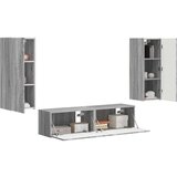  Set TV komoda Zidne 2 pcs Siva Sonoma Konstruirano drvo | shoptok.hr