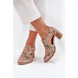 Maciejka Women's Leather Perforated Ankle Boots | Shoptok.si