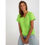 RELEVANCE Blouse-RV-BZ-8827.95-lime green Cene