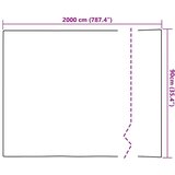 vidaXL Samolepljiva okenska folija Zamrznjena siva 90 x 2000 cm PVC | Shoptok.si
