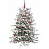  Umjetno božićno drvce s nogom Bijelo 150 cm PE i PVC | shoptok.hr