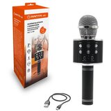 Manta mikrofon bežični sa zvučnikom i karaoke funkcijom, crni MIC12-BK | shoptok.hr