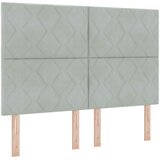  Boxspring krevet s madracem Svjetlosiva 140 x 190 cm Baršun | shoptok.hr