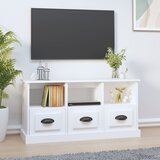 vidaXL TV omarica bela 100x35x50 cm inženirski les Cene
