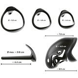 You2Toys kletka za penis z vtičem za penis (črna) | Shoptok.si