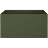  Vrtna saksija Maslinastozelena 120 x 80 x 60 cm Čelična vrata | shoptok.hr