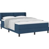 Box Postelja boxspring z vzmetnico z vzmetnico Modra 160 x 200 cm, (5000127359) | Shoptok.si