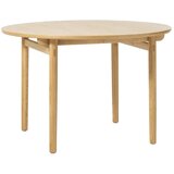 Unique Furniture Okrogla raztegljiva jedilna miza v hrastovem dekorju ø 120 cm Carno – Unique Furniture Cene