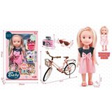 Merx lutka devojčica sa biciklom ( ms74159 ) Cene