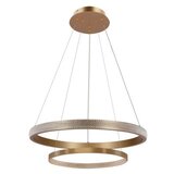  Hashim Visilica 60+40cm Zlatna 22W+34W LED Prozirni Kristali ( 15021 ) | ePonuda.com