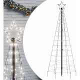  LED božićno drvce sa &amp;scaron;iljcima 220 LED hladno bijelo 180 cm Slike