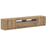  5-dijelni LED TV ormarić Hrast artisan Konstruirano drvo - Hrast artisan 100 cm | shoptok.hr