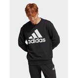 Adidas Pamučna dukserica za muškarce, boja: crna, s tiskom | shoptok.hr