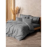  Plaid - Grey Grey Ranforce King Quilt Cover Set (FR) | Eponuda.com