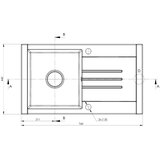 Sandonna sudopera arona bela 760x440/178 mm | ePonuda.com