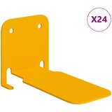 Nevidljiva leteća polica Zidna montaža 24 pcs Žuta | Eponuda.com