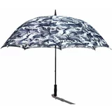 Jucad Umbrella Telescopic with Pin Camouflage/Grey
