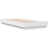  The Living Store Posteljni okvir bel 90x200 cm inženirski les - Posteljni Okvir, (21498148) | Shoptok.si
