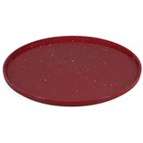 ONA Bordo rdeč porcelanast krožnik ø 25 cm Fika – | Shoptok.si