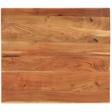 Stolna ploča 100x80x2,5 cm pravokutna od masivnog drva bagrema | shoptok.hr