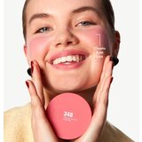 3INA The No-Rules Powder večnamensko ličilo za oči, ustnice in obraz odtenek 348 - Flamingo pink, matte 8 g | Shoptok.si