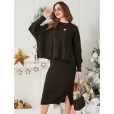 Resti Acrylic braided women's set with sweater and skirt Warm&Fuzzy | Shoptok.si