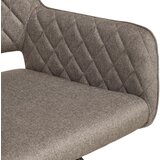 MID.YOU NASLANJAČ, les, kovina, tekstil črna, sivorjava | Shoptok.si