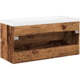 vidaXL Omarica z umivalnikom inženirski les 101x39,5x49 cm | Shoptok.si