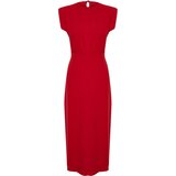 Trendyol Red Woven Maxi Dress Cene