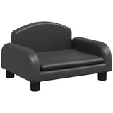  Dječja fotelja crna 50x40x30 cm od umjetne kože | shoptok.hr