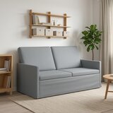  Kauč za dvoje Svjetlosiva 150 x 81 x 82 cm Tkanina Slike