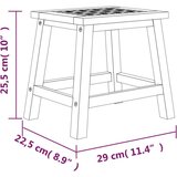  Pručka 29x22,5x25,5 cm trdna orehovina, (21379522) | Shoptok.si