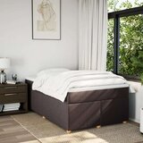  Krevet box spring s madracem tamnosmeđi 120 x 190 cm od tkanine | shoptok.hr