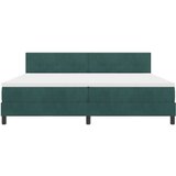  Okvir kreveta s madracem tamnozelene boje 200x200 cm od baršuna | shoptok.hr